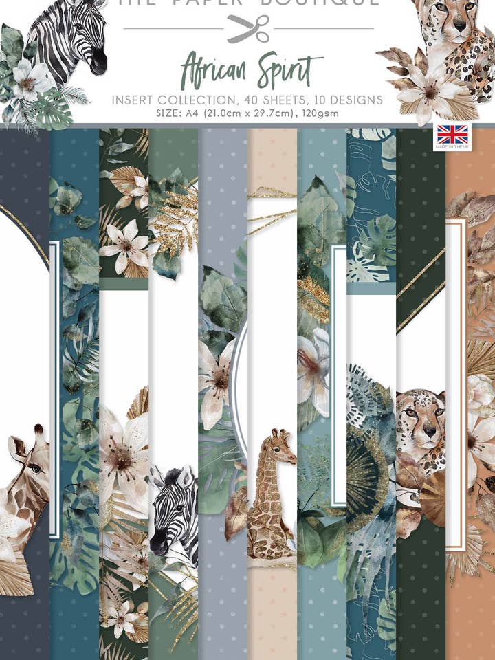 Papir Boutique African Spirit Indsæt samling for engroshandel hos Ecstasy Crafts Distributing