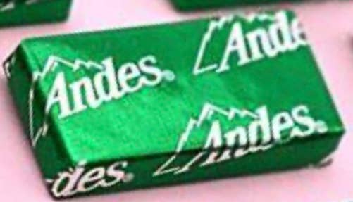 O'Shea's Candies Sweet Shop - Wholesale Chocolate - Nostalgic 1950 Andes Crème De Menthe 🍃 240 CT Counter Tub1