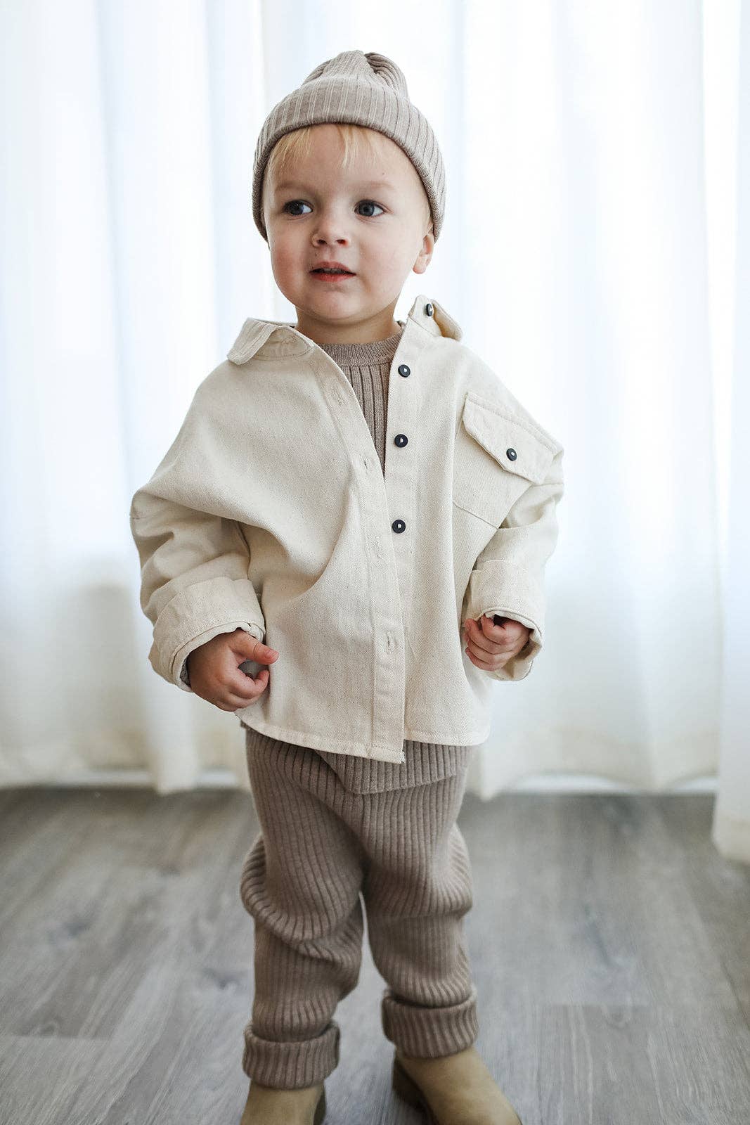 ntrl co. - Wholesale Shirt Jacket/Shacket - Kids - Dakota Denim Shacket | Gender -Neutral6