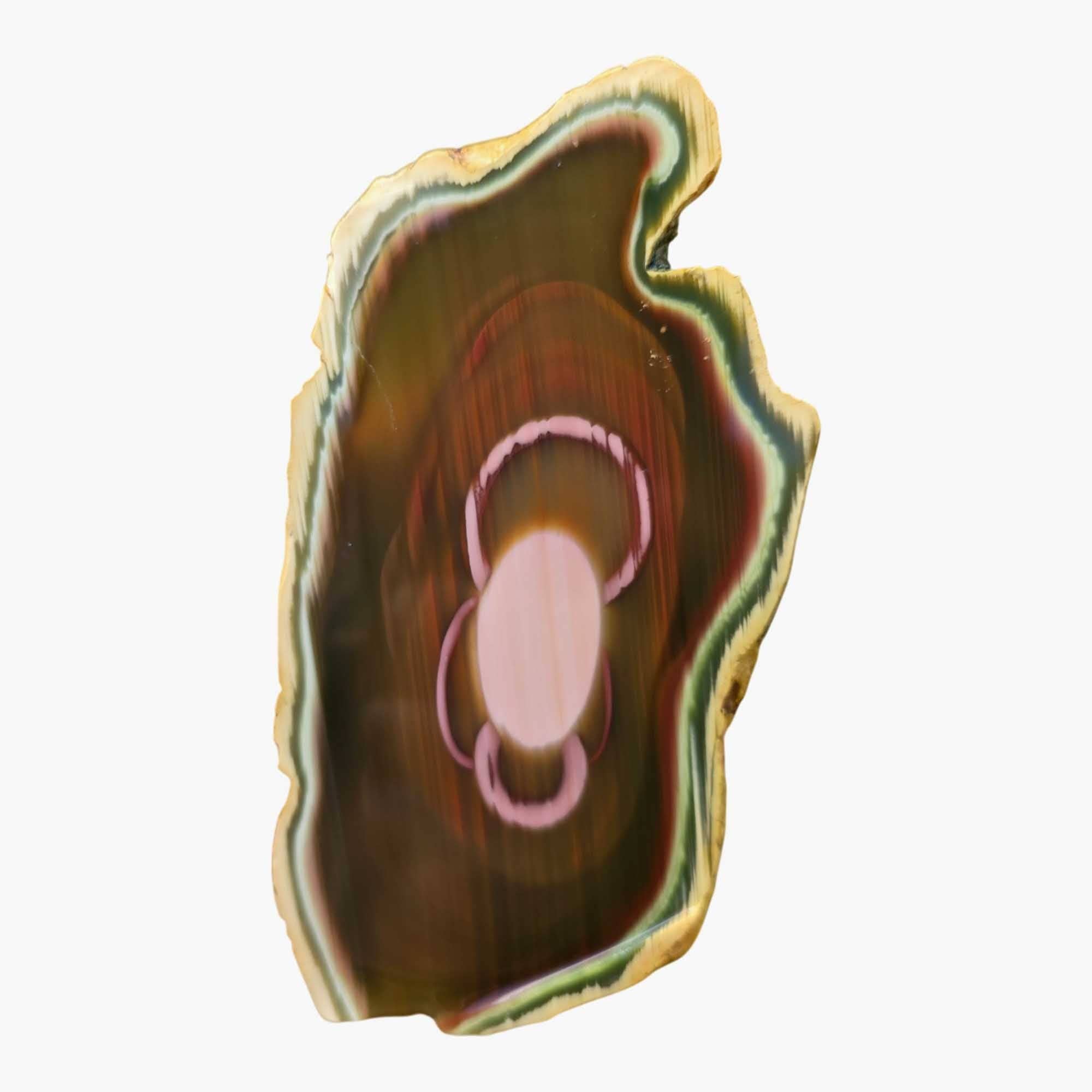 Lapidary Central - Wholesale Spiritual Stone/Crystal - Royal Imperial Jasper Slab - Moonlit Orbs Translucent - San Cristobal Premium3