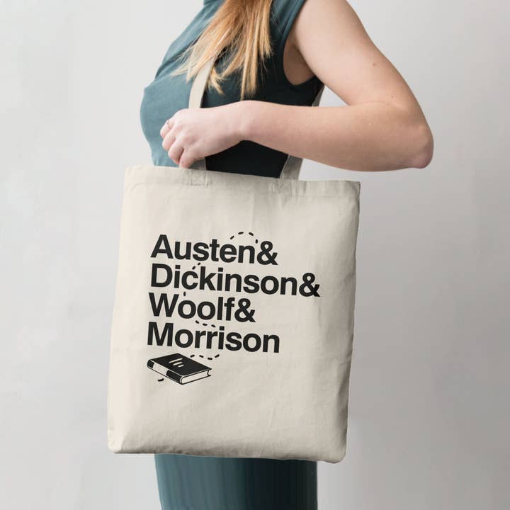 Women of Classic Lit Tote Bag, Sturdy Cotton Canvas Tote for wholesale by BootsTees