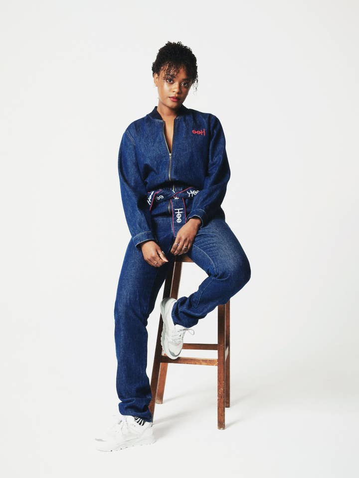 Tuta in denim FREESTYLE “Workie” per la vendita all'ingrosso da parte di eeH