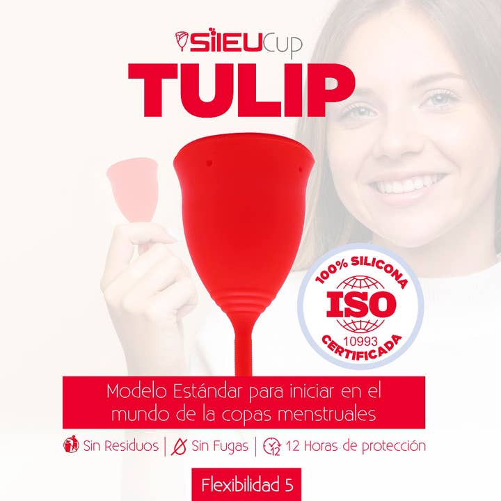 Sileu - Wholesale Menstruatiecup - Sileu Tulip menstruatiecup, flexibiliteit 52