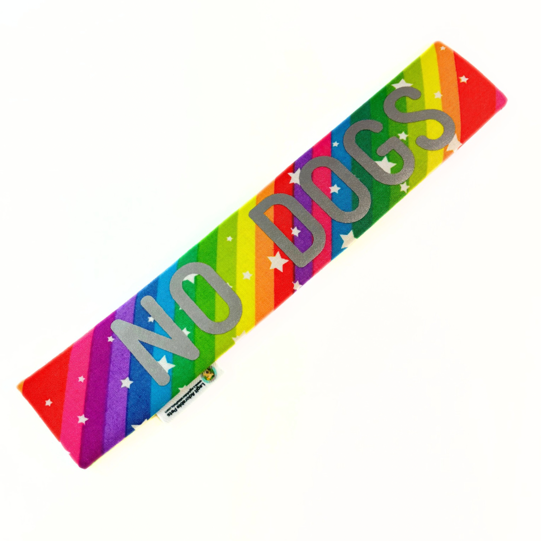 Legit Adorable Pets - Wholesale Pet Leash - Dog - Rainbow stripe Star Leash Wrap0