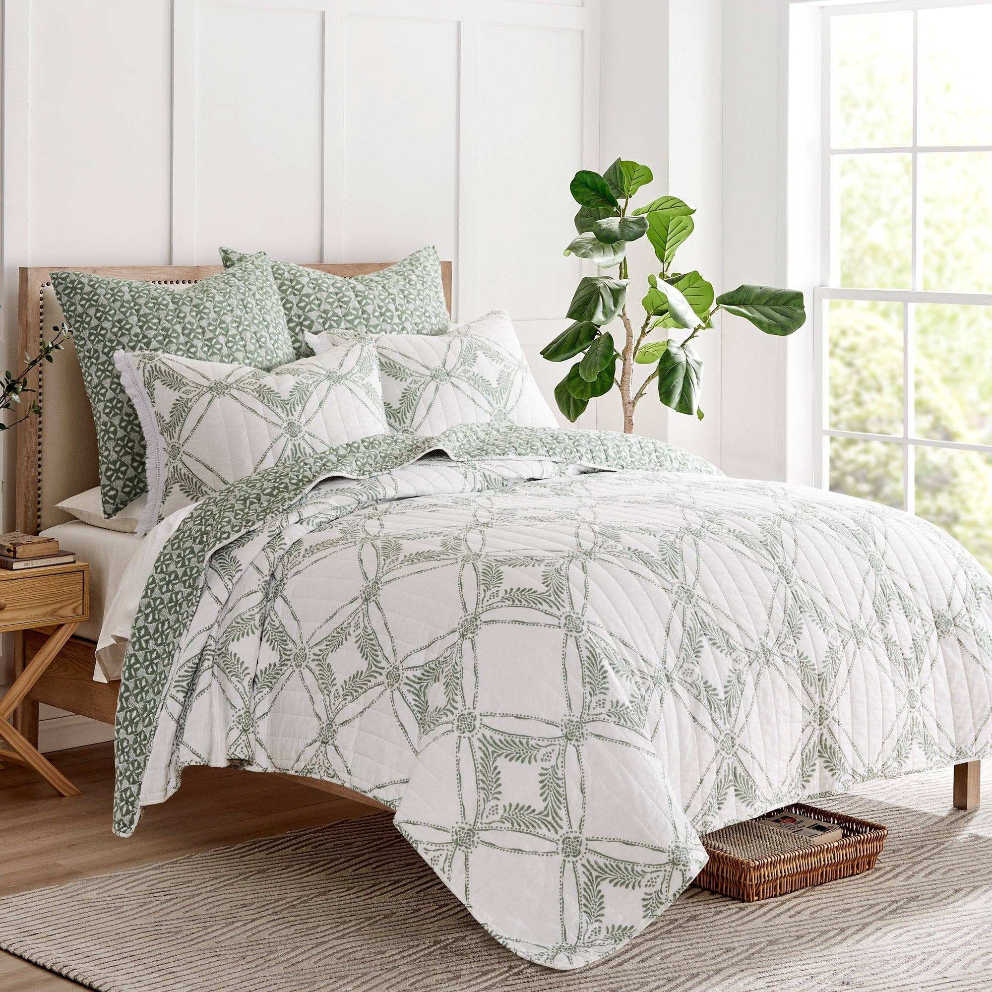 Levtex Home - Wholesale Bedding Set - Kemala Sage Quilt Set1