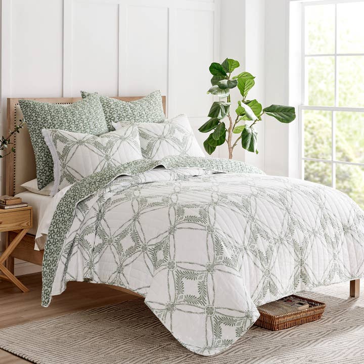 Levtex Home - Wholesale Bedding Set - Kemala Sage Quilt Set1
