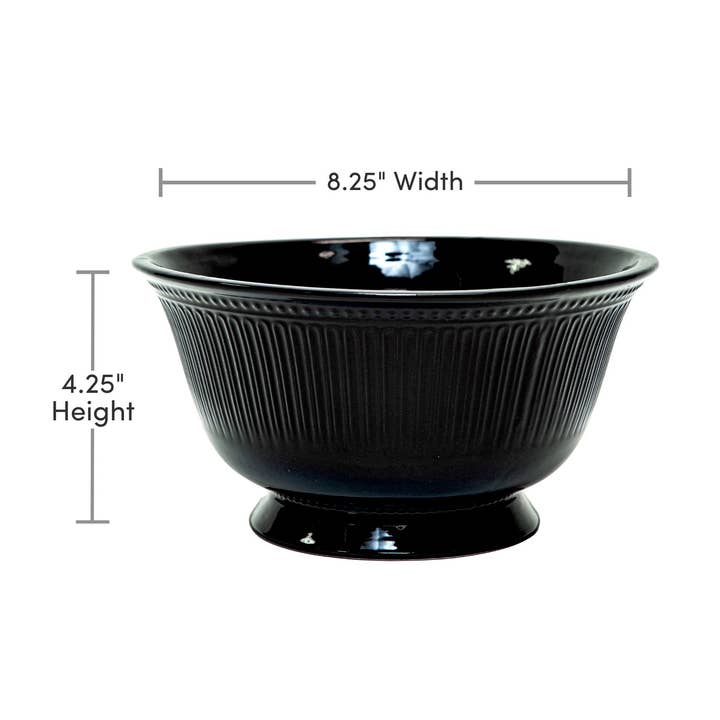 Jacobson - Wholesale Decorative Plate/Dish/Bowl - 8.25"D Glossy Ceramic Pedestal Bowl1