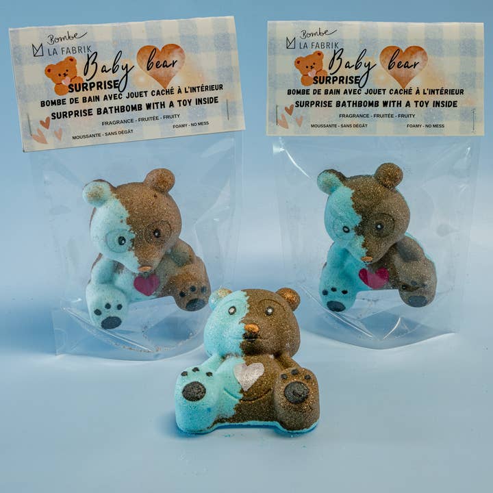 La Fabrik - Wholesale Bath Bomb/Fizz - Bombe de bain surprise - Baby bear