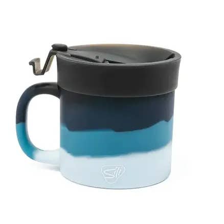16 oz Silicone Coffee Mug with Lid - Moon Beam for wholesale by Silipint