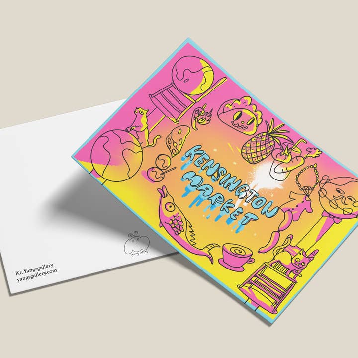 Ansichtkaart van Kensington Market in Toronto voor wholesale door Yangsgallery