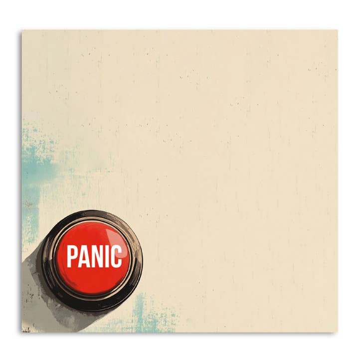 Bad Betty Greeting Co. - Wholesale Sticky Notes - Panic Button - Funny Office Sticky Note Pad2