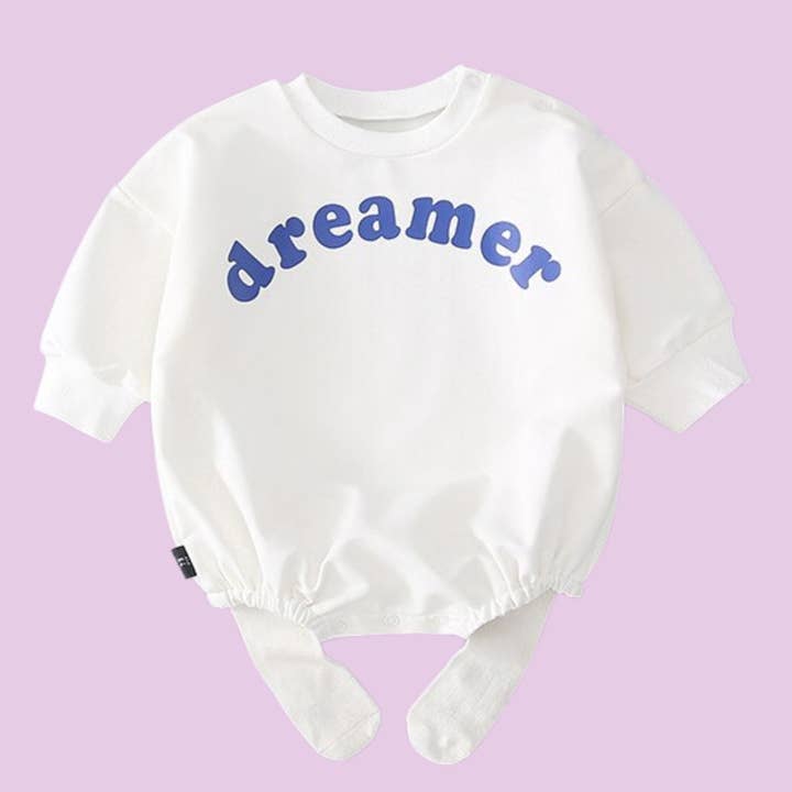 Baby Toddler Sweatshirt Romper Dreamer Cotton Babywear for wholesale by GEOPLE HOME & BABY