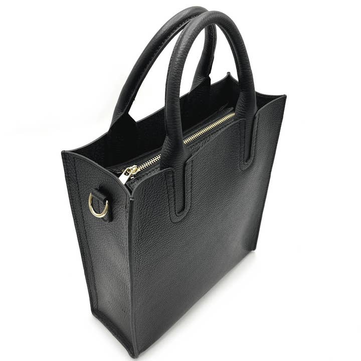 Suie Valentini srl - Wholesale Shoulder Bag - Women's - Genuine leather shoulder bag, for women, made in Italy, art. 1124456