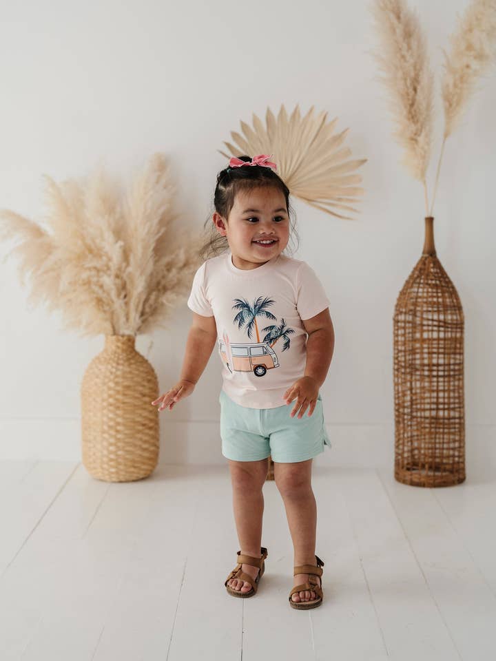 babysprouts clothing company - Wholesale Screen Printed T-Shirt - Kids - Girl's Short Sleeve Tee Bamboo Graphic Tee Summer Designs