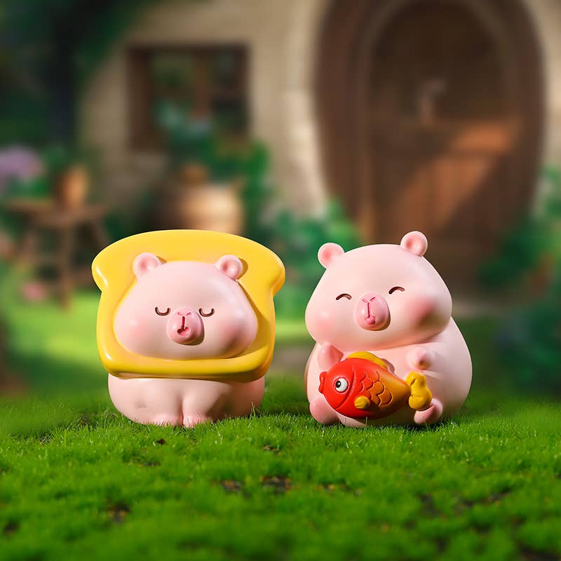 BCmini - Wholesale Decorative Figurine - 71280 Pink Capybara Blind Box-1223