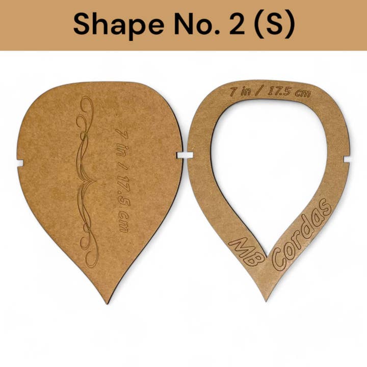 MB Cordas - Wholesale DIY craft kit - Macrame Leaves Cutting Templates, Feathers Wall Hanging Ornament, Tool Easy Way Cut DIY6