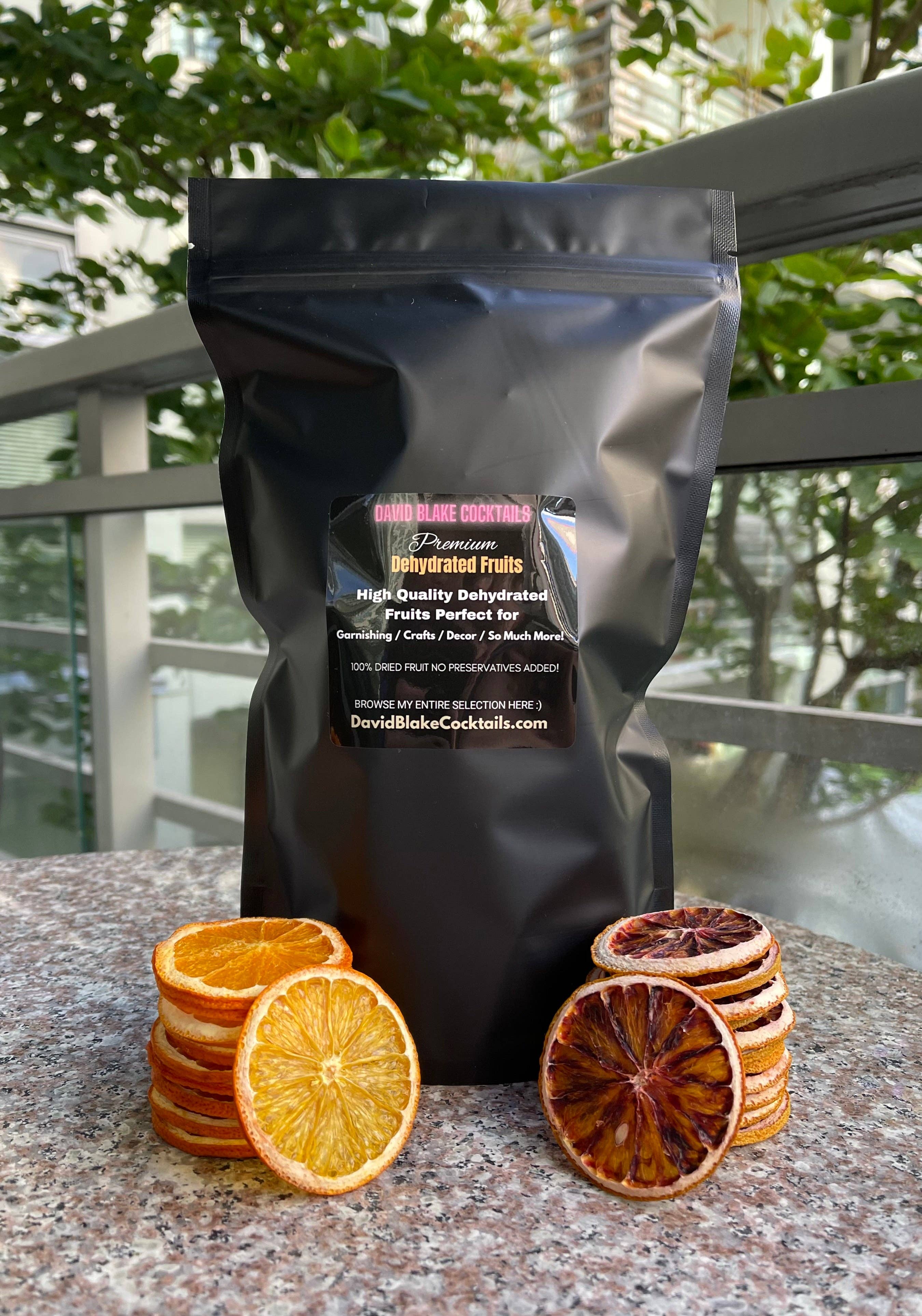 David Blake Cocktails - Wholesale Dried/Dehydrated Fruit - 75+ Piece Dehydrated Orange Slices - Dehydrated Mixed Orange Wheels - Dried Blood Orange4