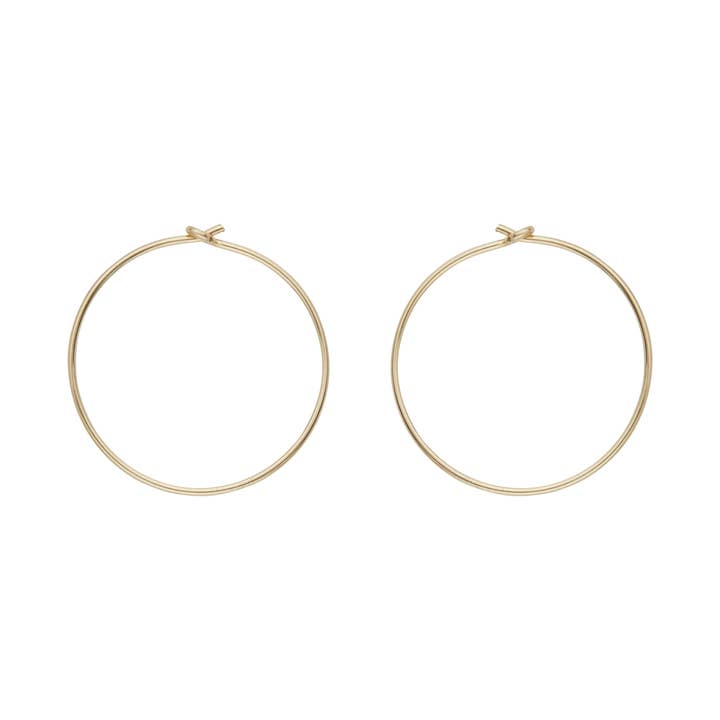 Mark Steel Jewelry - Wholesale Hoop Earrings - 22 Gauge Wire Hoop Earring Available in Sizes 9mm-18mm10
