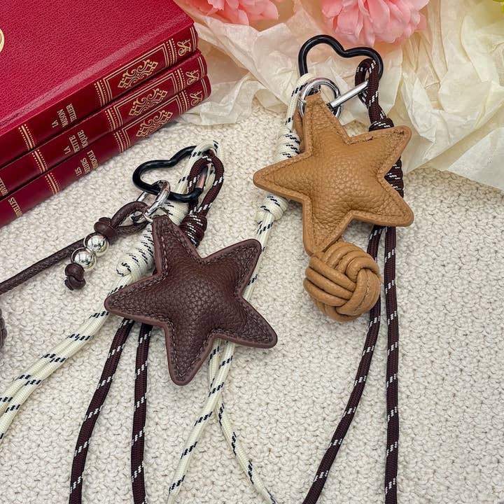 BYREN | ÉLINE L'ATELIER - Wholesale Keychain - Women's - Bag charm and keychain Star PC381