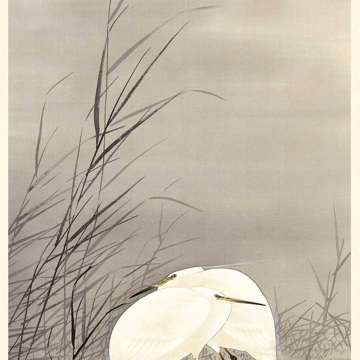 Ohara Koson (Egrets i en sump) - PPR41286 for engroshandel hos The Art Group
