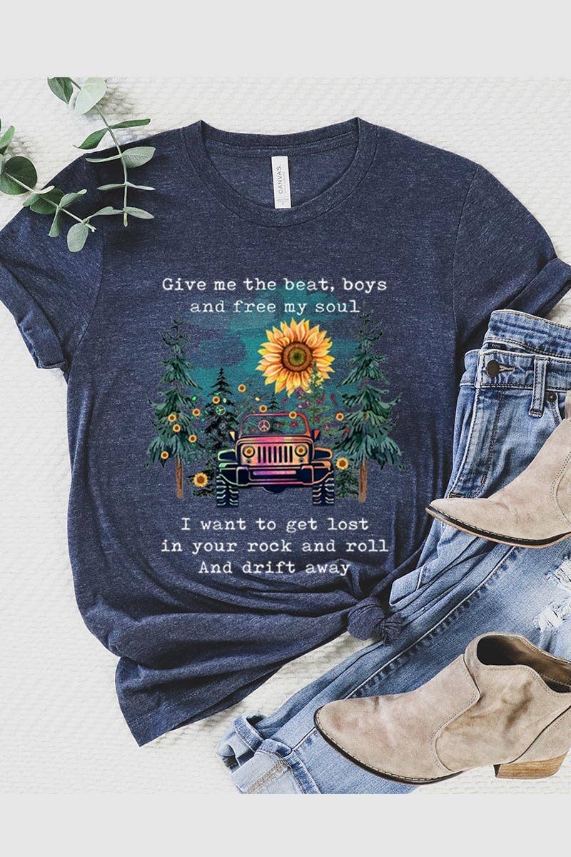 COLORBEAR - Vente T-shirt à imprimés – unisexe - DONNEZ-MOI LE RYTHME T-SHIRT UNISEXE À MANCHES COURTES8