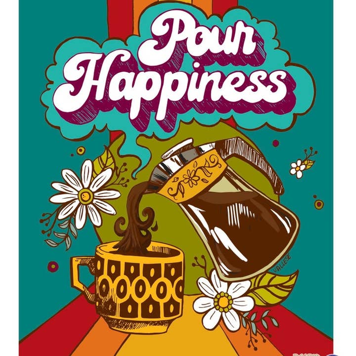 Retro Sorrento – Großhandel Kunstdruck – Pour Happiness Retro Kaffee Kunst1