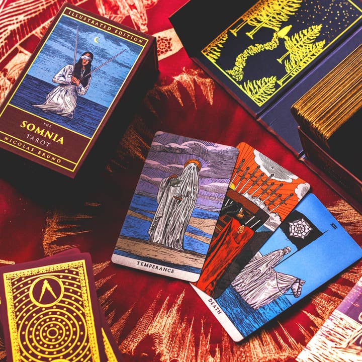 The Somnia Tarot by Nicolas Bruno - Wholesale Tarot Cards - The Somnia Tarot - Illustrated Edition - 78 Card Tarot Deck - by Nicolas Bruno
