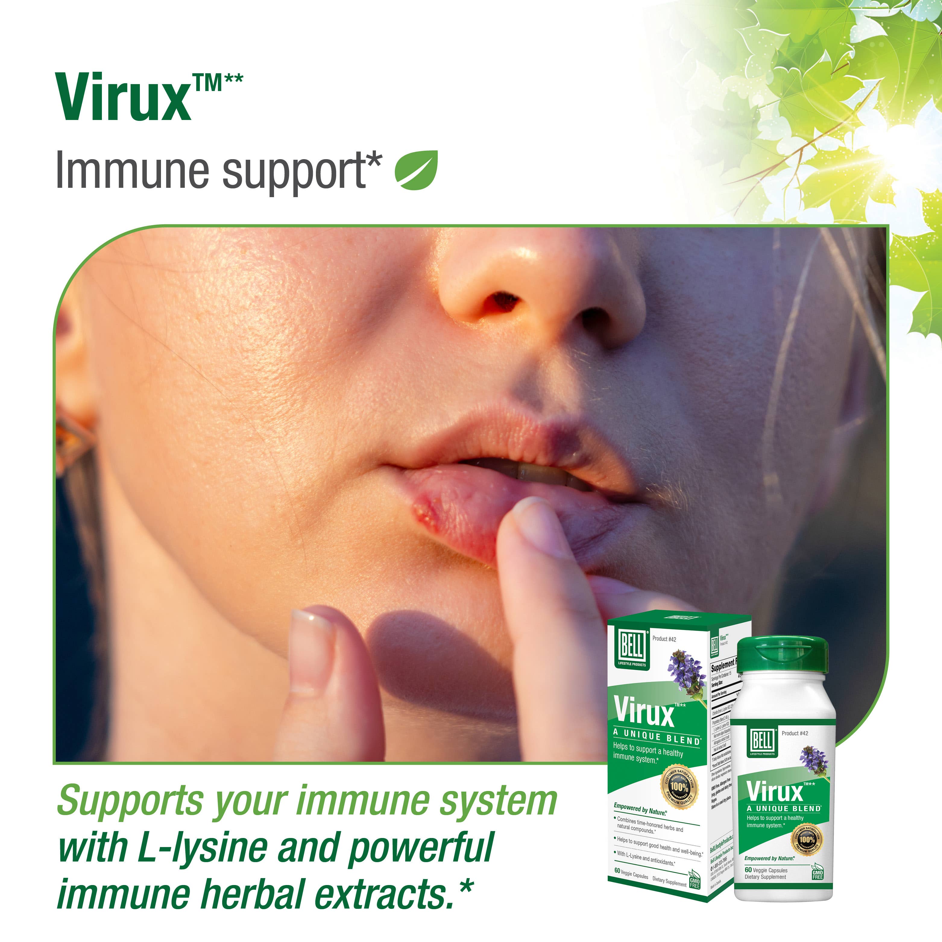 Bell Lifestyle Products Inc. - Wholesale Oral Supplement/Vitamin - Virux™ - Immune Support Formula for Daily Wellness5