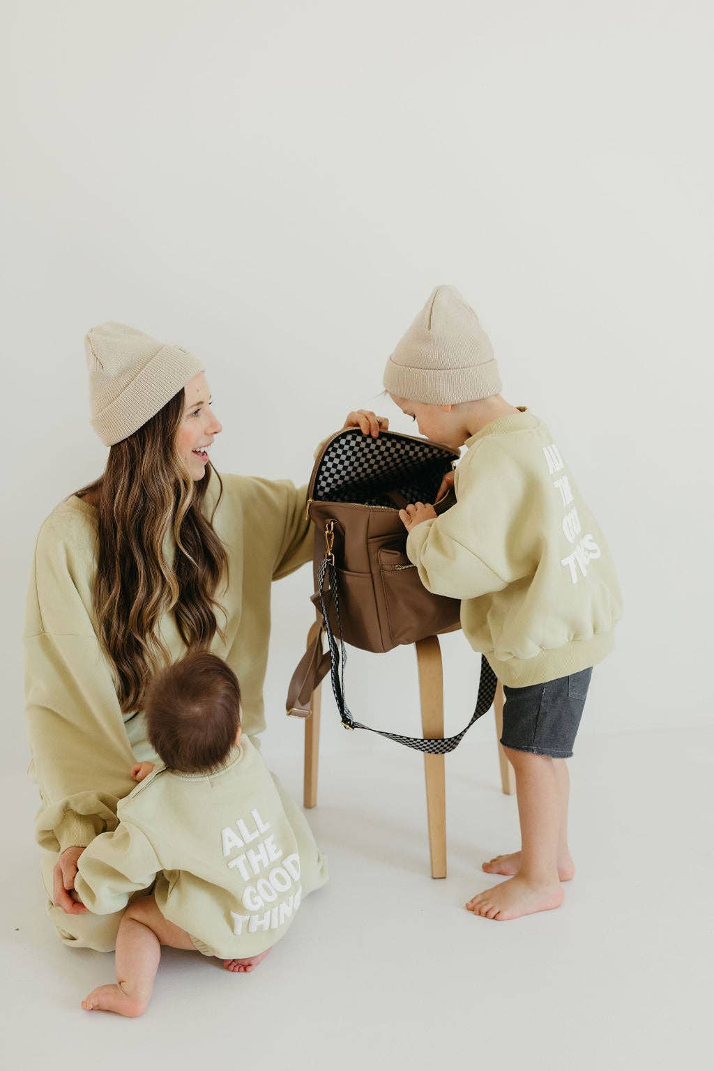 Forever French Baby - Wholesale Backpack - Unisex - ff Diaper Bag | Taupe7