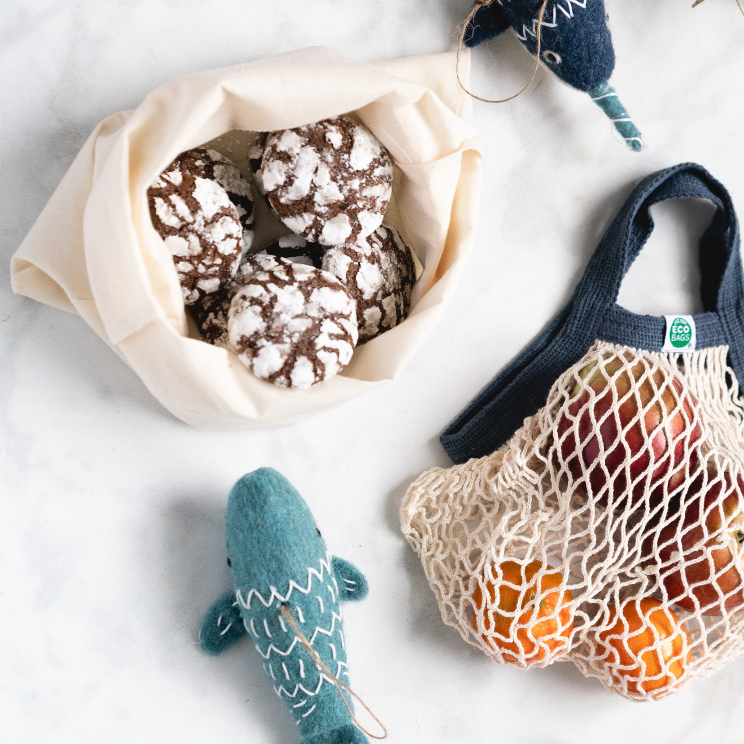 ECOBAGS – Großhandel Lebensmittel-/Einkaufstasche – Leichter Bio-Baumwollbeutel für Großmengen und Produkte4