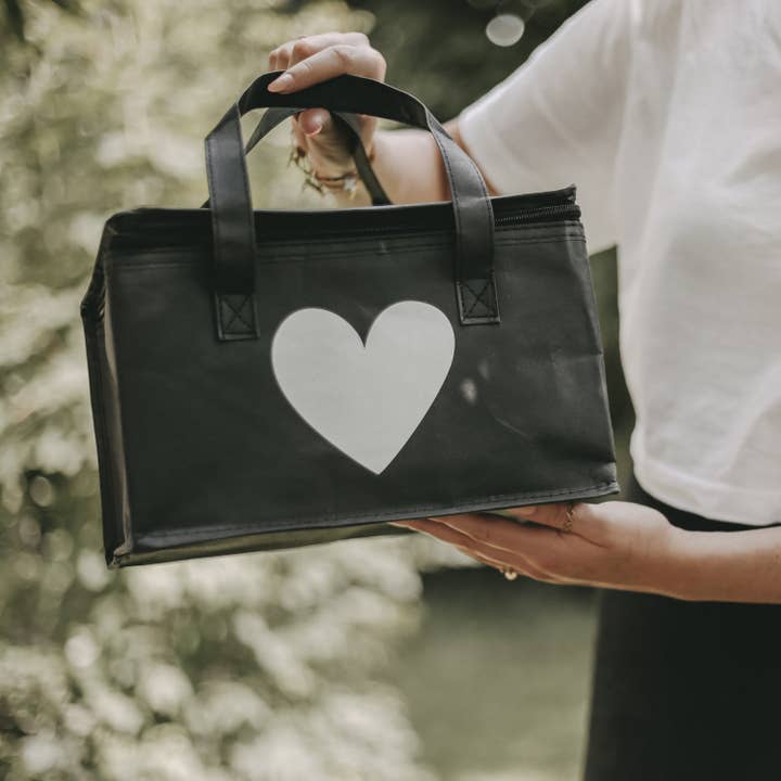 Eulenschnitt - Wholesale Cooler/Cooler Bag - Cooler bag black heart (PU = 5 pcs.)2