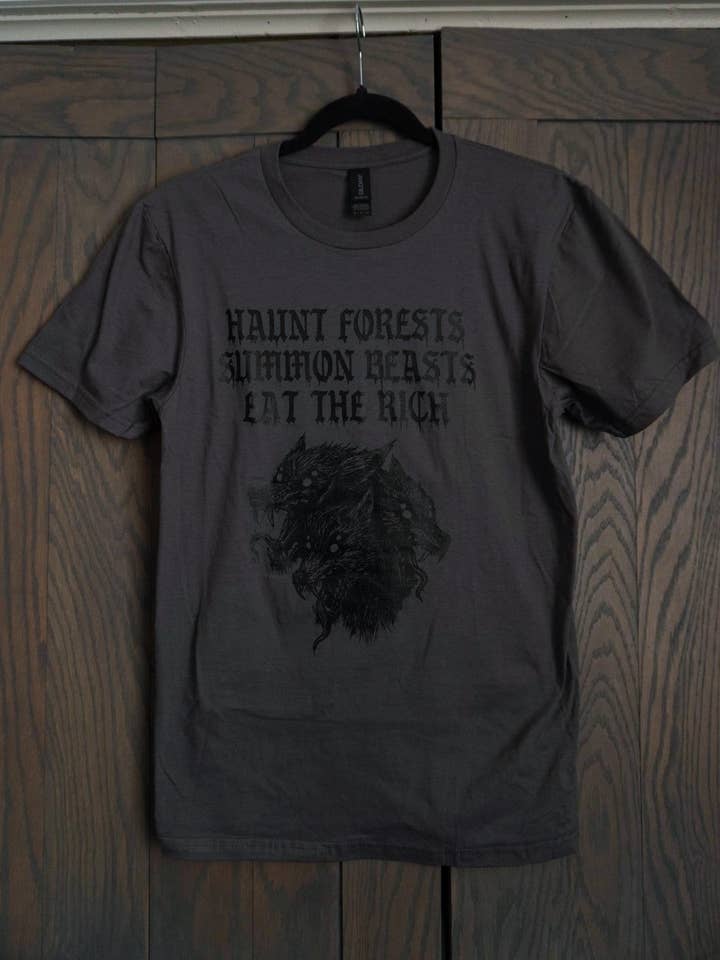 Camiseta "Eat The Rich" - Carvão por atacado de CDW Artistry