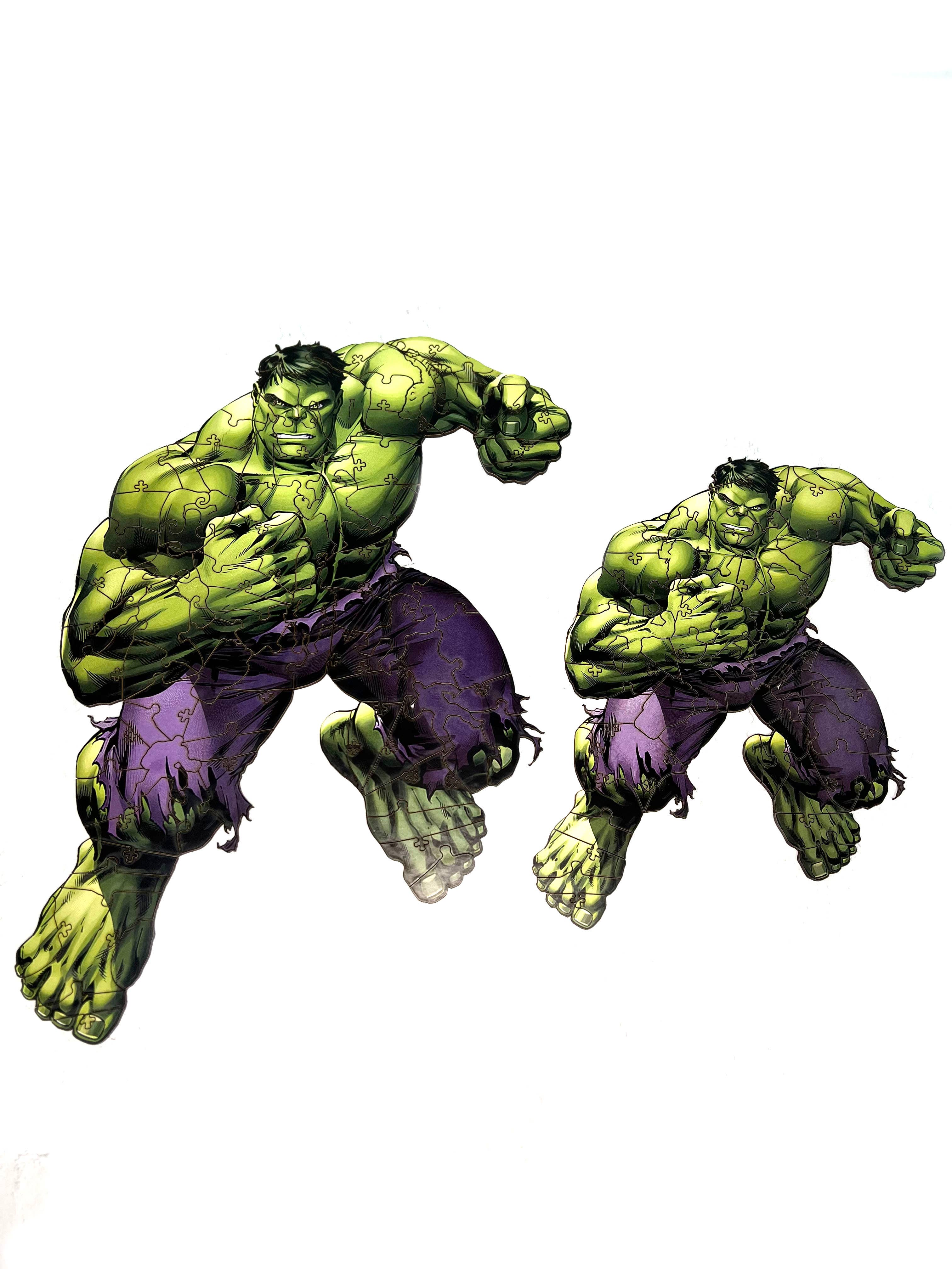 Max Woody™ - Wholesale Puzzle - Kids - Wood Jigsaw Puzzle Unique Shape The Hulk L Size 200 pcs9