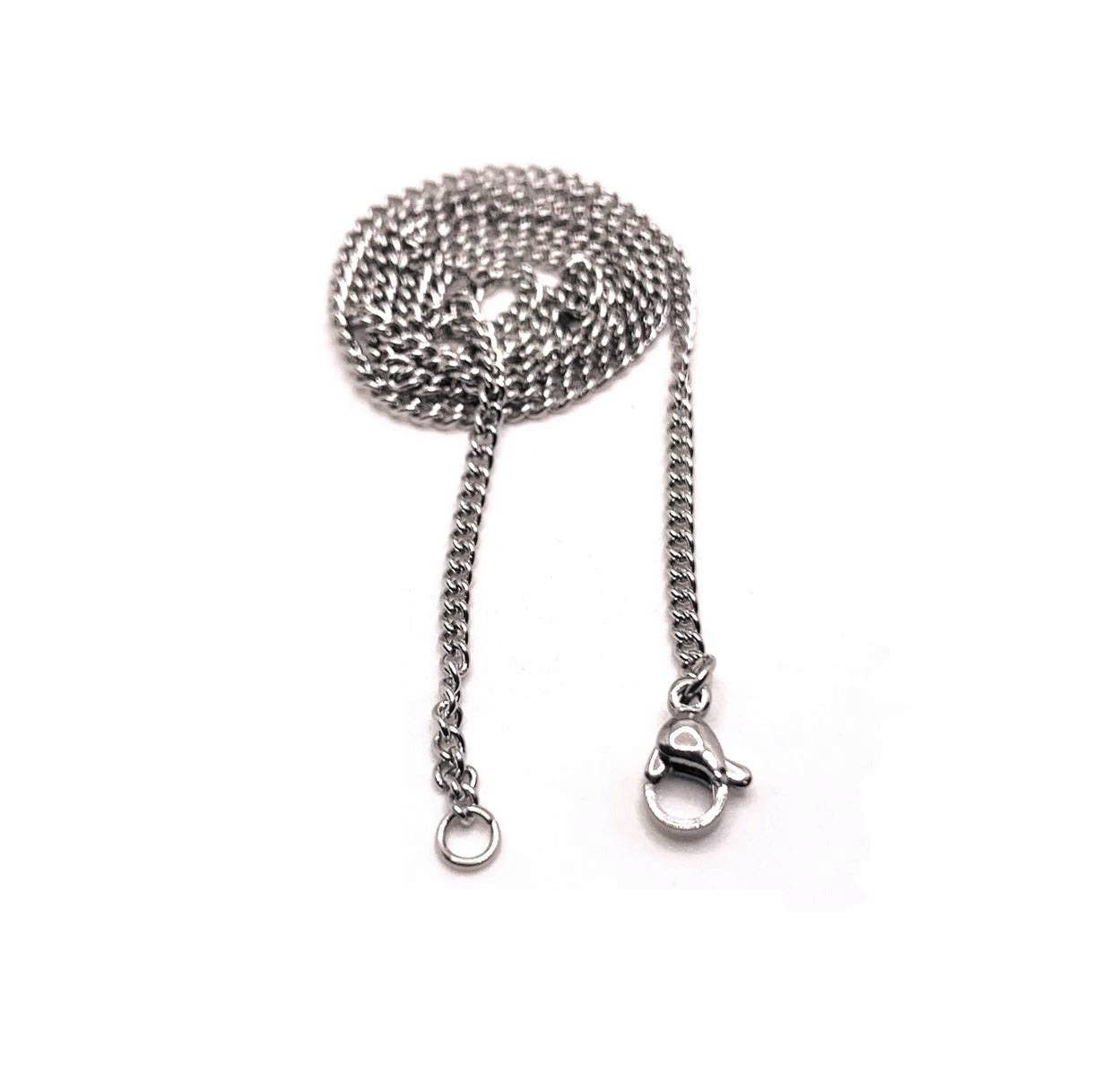 Guerrilla Charm - Wholesale Craft Supplies - 19.7" Stainless Steel Pre-Made Necklace Chains2