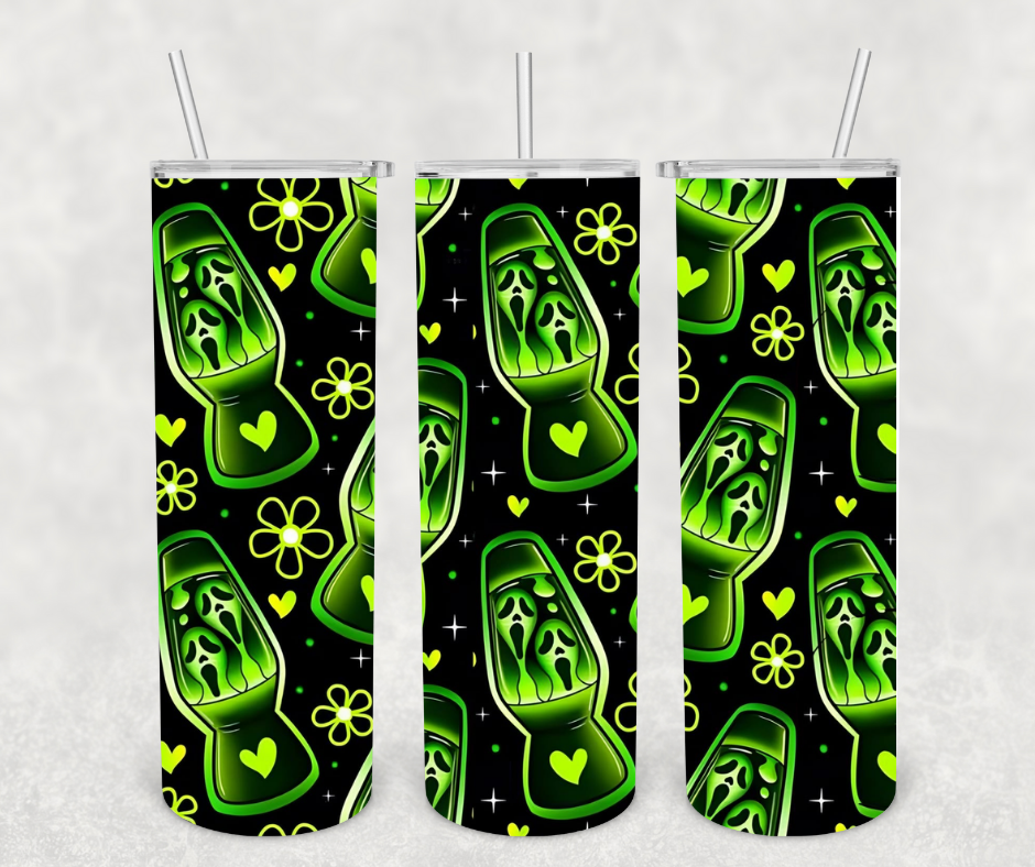 Beautiful Creations by Laney - Wholesale Insulated Mug/Tumbler - Ghostface Glow Lamp Tumbler0