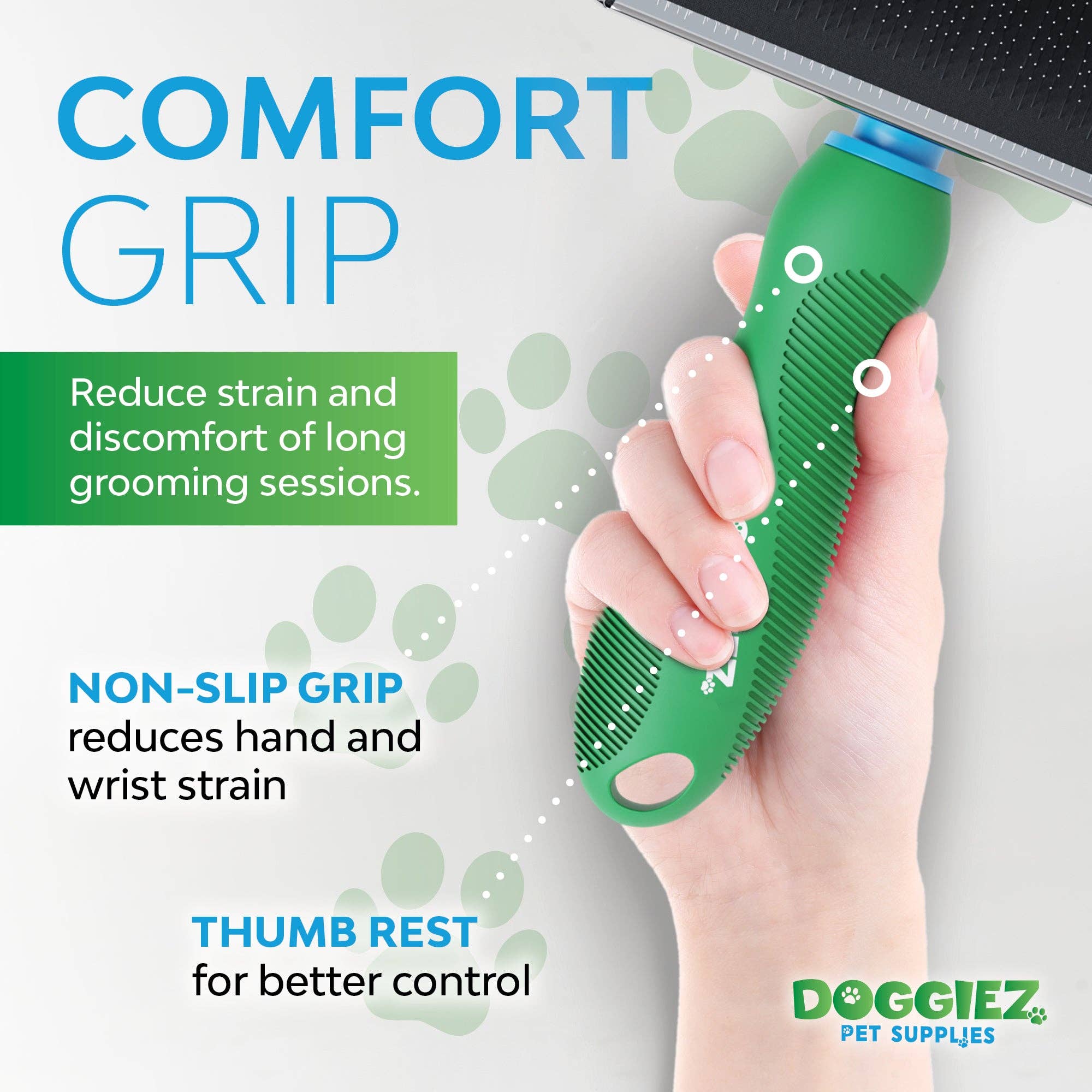 Doggiez Pet Supplies - Wholesale Pet Brush - Cat/Dog - Large Slicker Brush for Dogs & Cats Grooming3