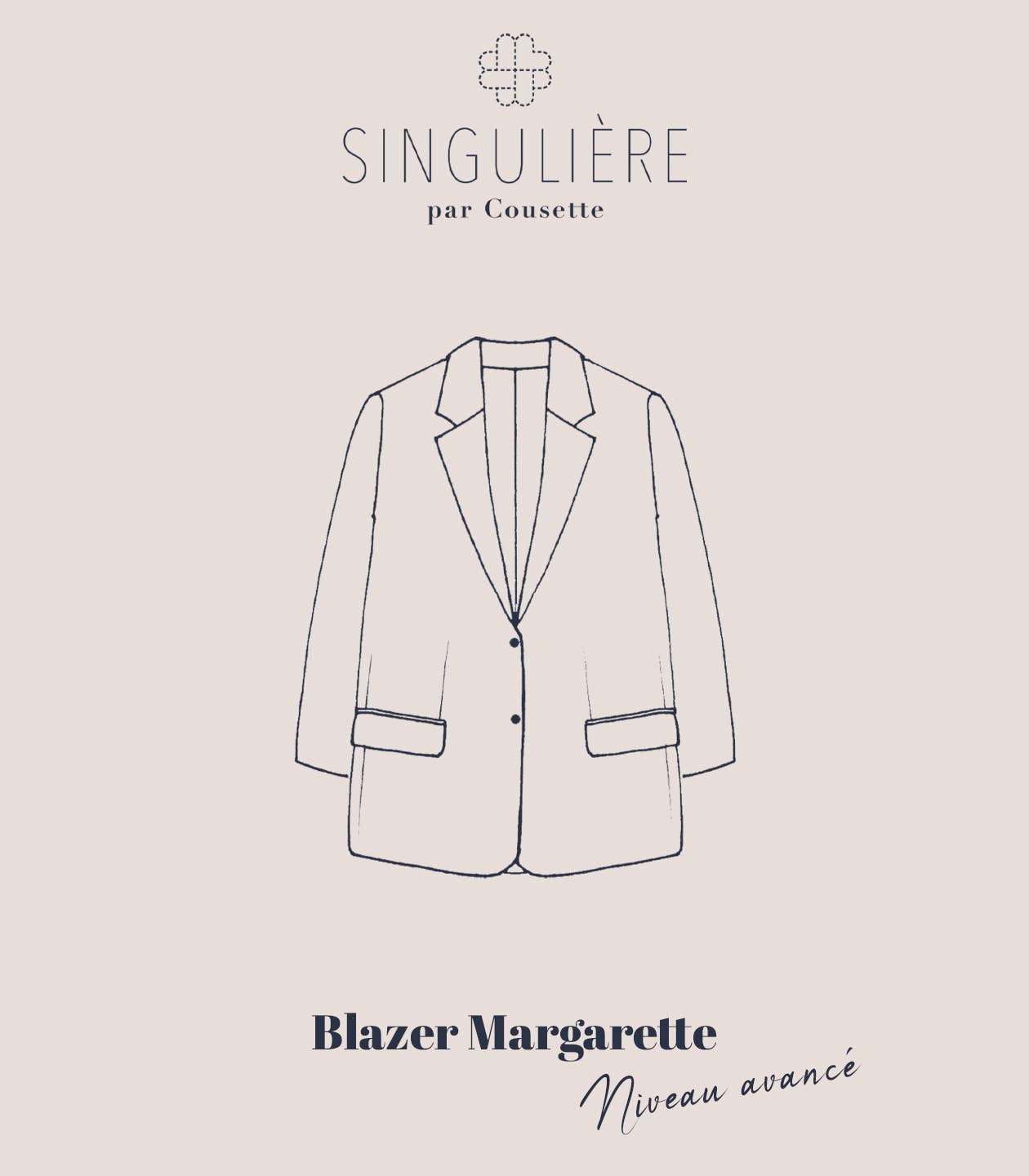 COUSETTE - Vendita all'ingrosso Vestito - Donna - Cartamodello per blazer Margarette6