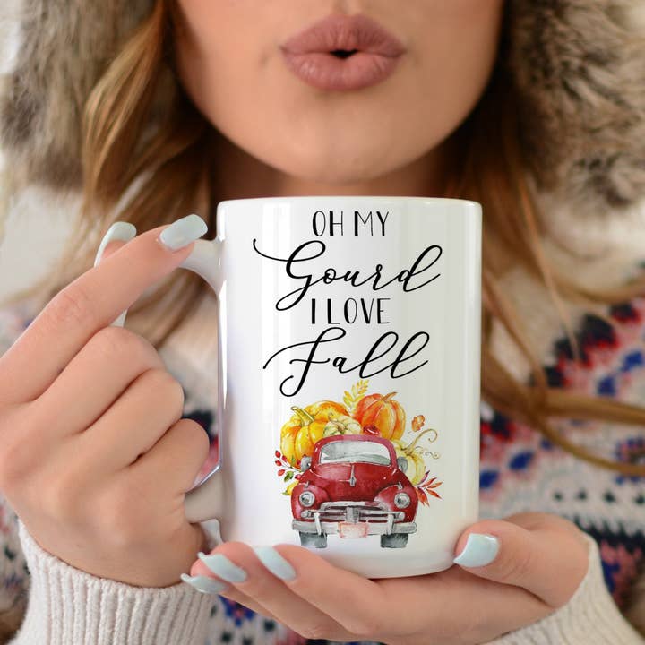 Oh mijn kalebas ik hou van herfst 15 oz mok voor wholesale door Love You a Latte Shop