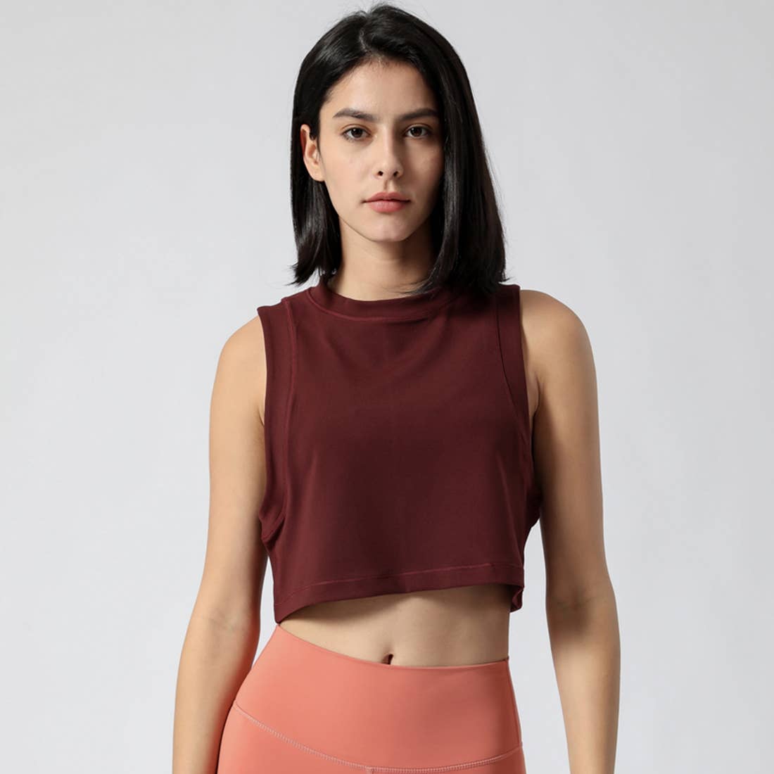 Sodalemon - Wholesale Athletic Top - Women's - Women Fitness Yoga Loose Elastic Sport Tank Top0