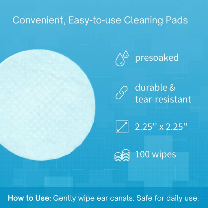 SensoVet - Wholesale Pet Grooming Aid - Dog - Antimicrobial Ear Wipes for Dogs & Cats - 100 Wipes2