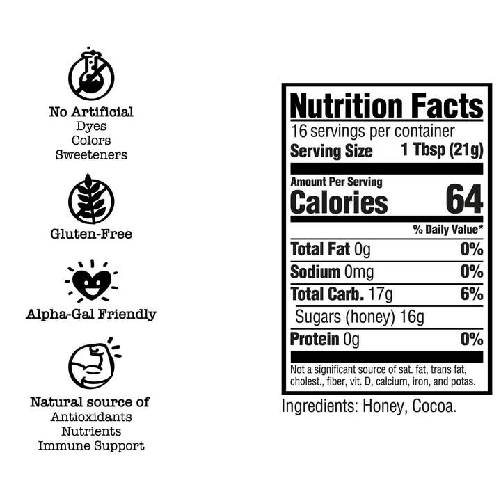 Yes Honey - Wholesale Honey - Yes Honey - Chocolate Honey Drizzler