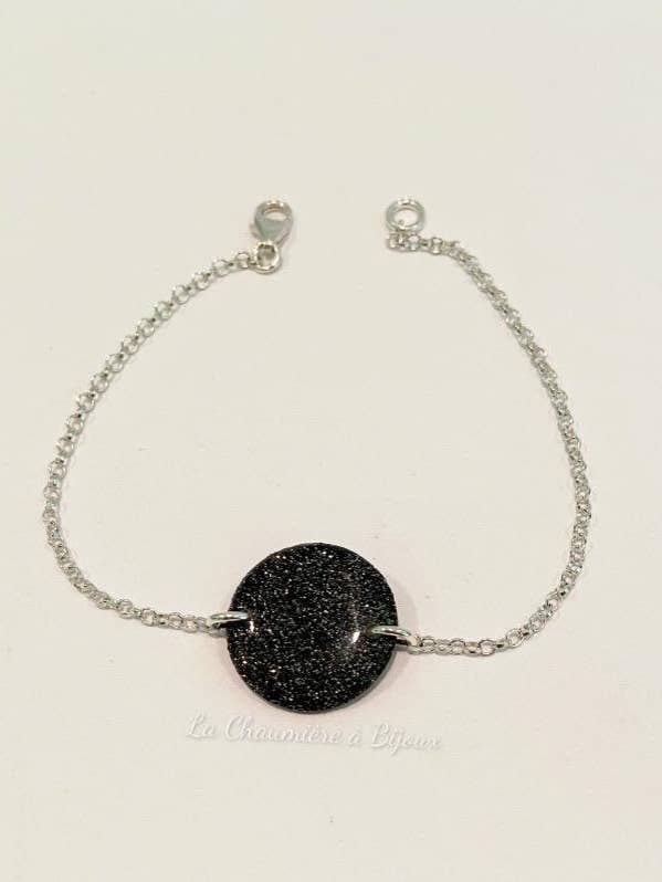 “sparkling black” bracelet for wholesale by La Chaumière à Bijoux
