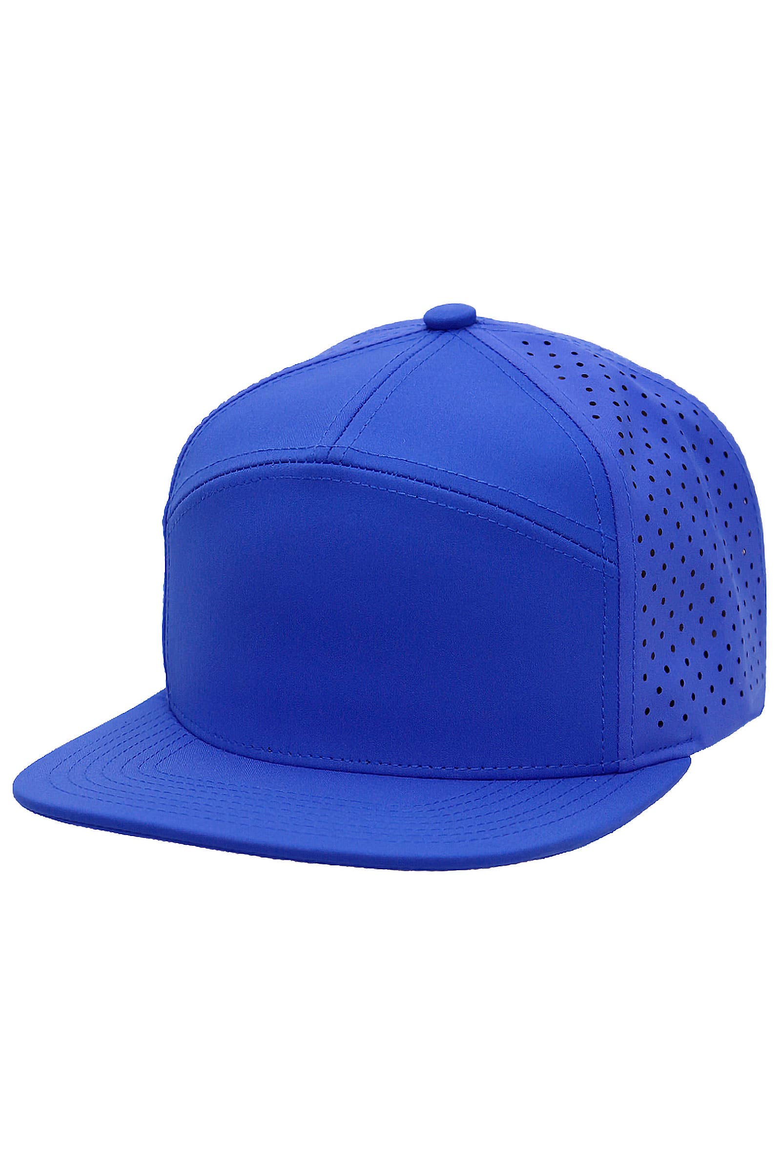 Cap Zone - Venta al por mayor Gorra snapback - Unisex - Gorra Snapback Perforada de 7 Paneles con Visera Plana13