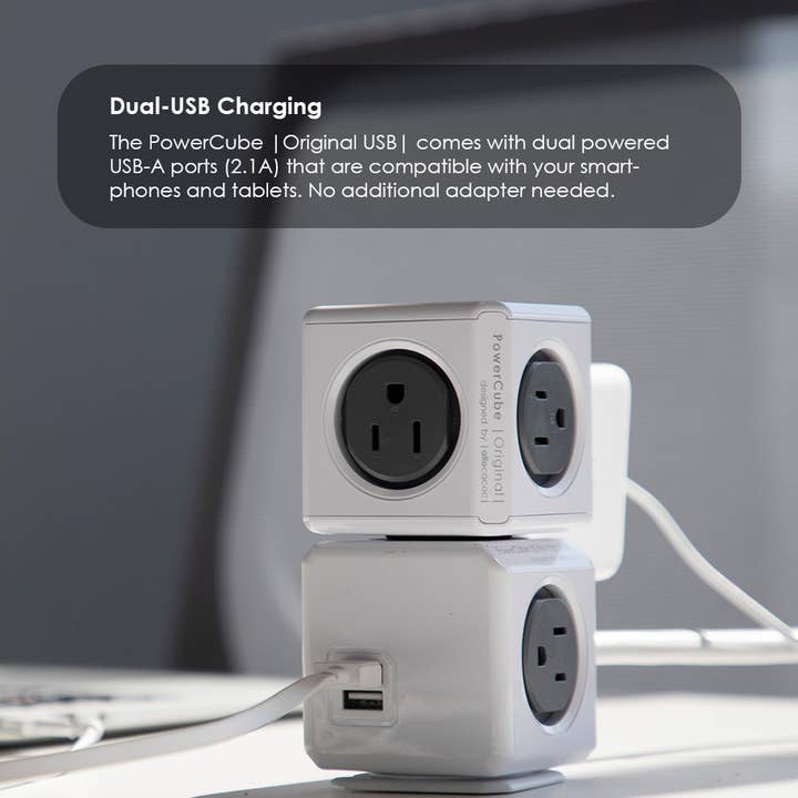 Allocacoc DesignNest – wholesale Power adapter – PowerCube Extended USB SUREG20