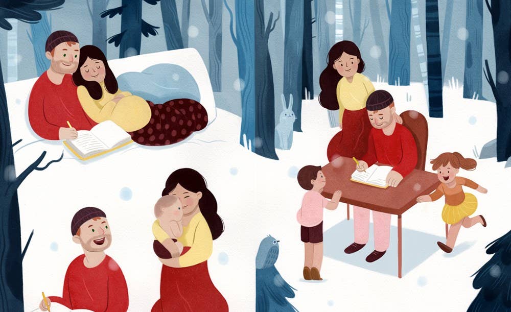 Familius, LLC - Wholesale Preschool Book (3-5) - Stopping By Woods on a Snowy Evening12