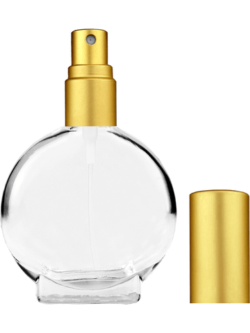 Best Bottles - Wholesale Perfume/Eau de Toilette - Clear Circle Glass Bottle - 15ml (Multiple Spray Colors)9
