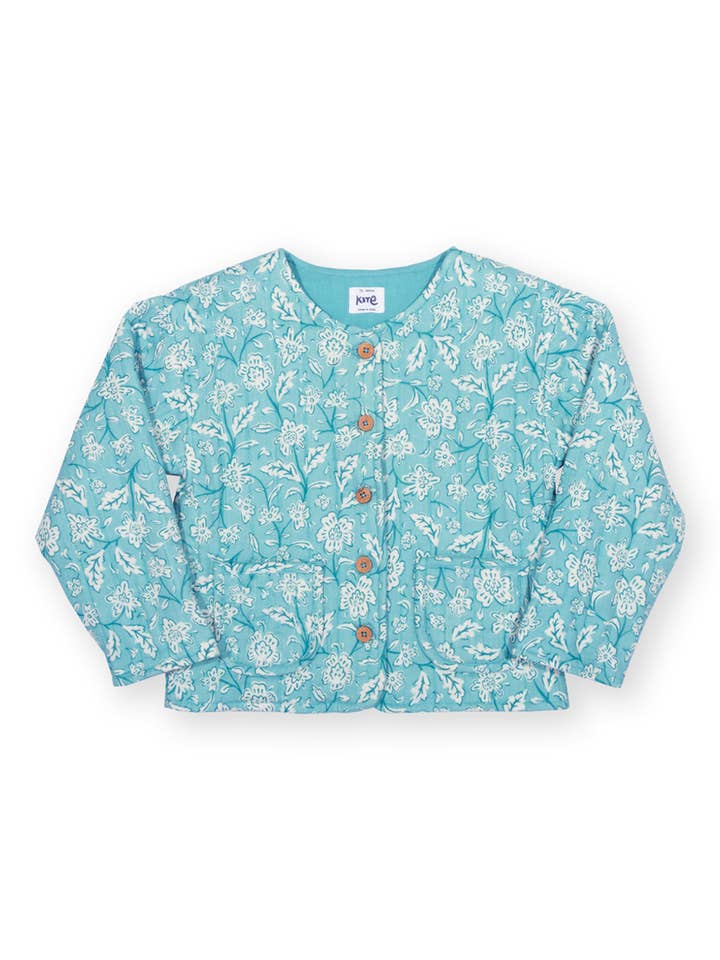 Ocean Bloom Quilted Jacket for wholesale by Kite Clothing