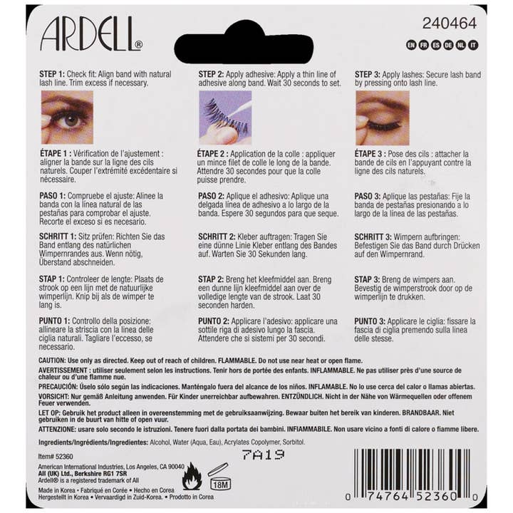 KT Supply - Wholesale Fake lash applicator - Ardell Brush On Eyelash Adhesive, 0.18 Oz.1