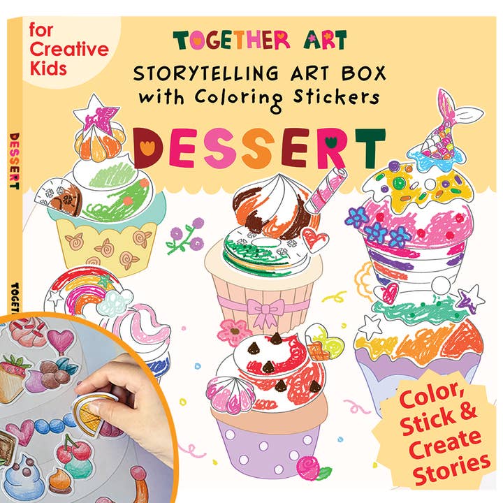 Dessert Storytelling Sticker Kit for wholesale by together art