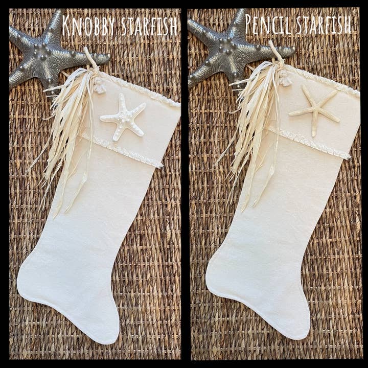 Sandy by the Sea Designs – Großhandel Weihnachtsstrumpf – STRAND WEIHNACHTEN STRÜMPFE